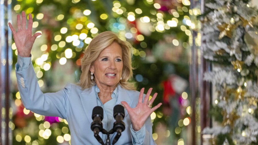 First Lady Jill Biden Speaks to National Guard Families