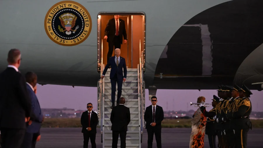 Biden Arrives in Angola, Marking His First Visit to Africa