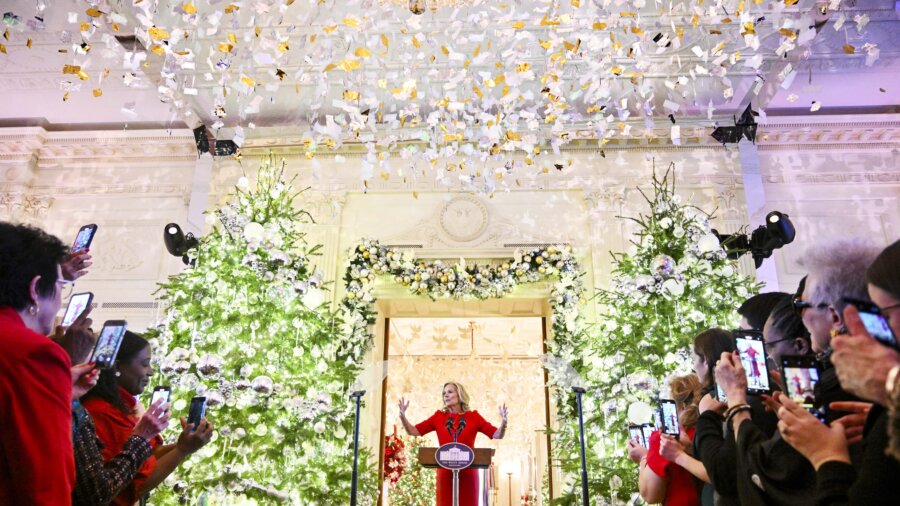 First Lady Announces White House Holiday Theme: ‘Season of Peace and Light’