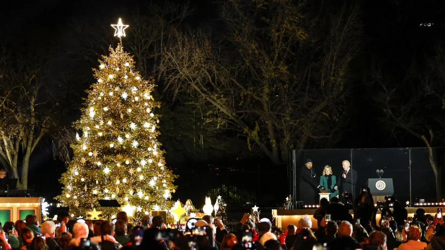 Biden Delivers Remarks at the National Christmas Tree Lighting Ceremony