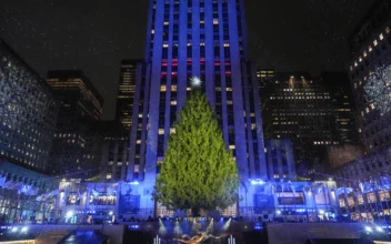 Rockefeller Center Christmas Tree Lights Up in New York City