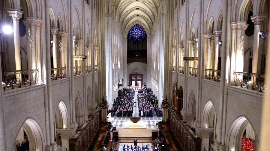 Notre-Dame Cathedral in Paris Reopens 5 Years After Fire