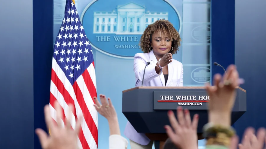 Press Secretary Karine Jean-Pierre Holds Press Briefing