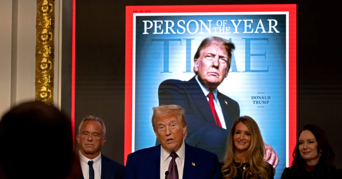 Trump Named Time’s ‘Person of the Year’ for Second Time in Less Than a