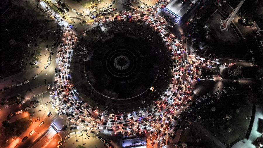 Celebrations Ongoing in Damascus Streets