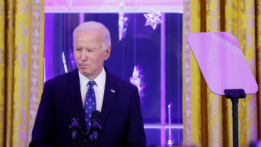 Biden Hosts Hanukkah Reception at White House