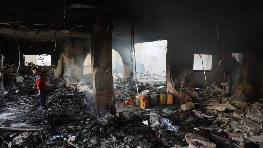 Israeli Airstrike Hits Tent Camp in Gaza Strip