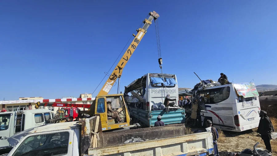 2 Highway Crashes in Southeastern Afghanistan Kill 50 People and Injure 76