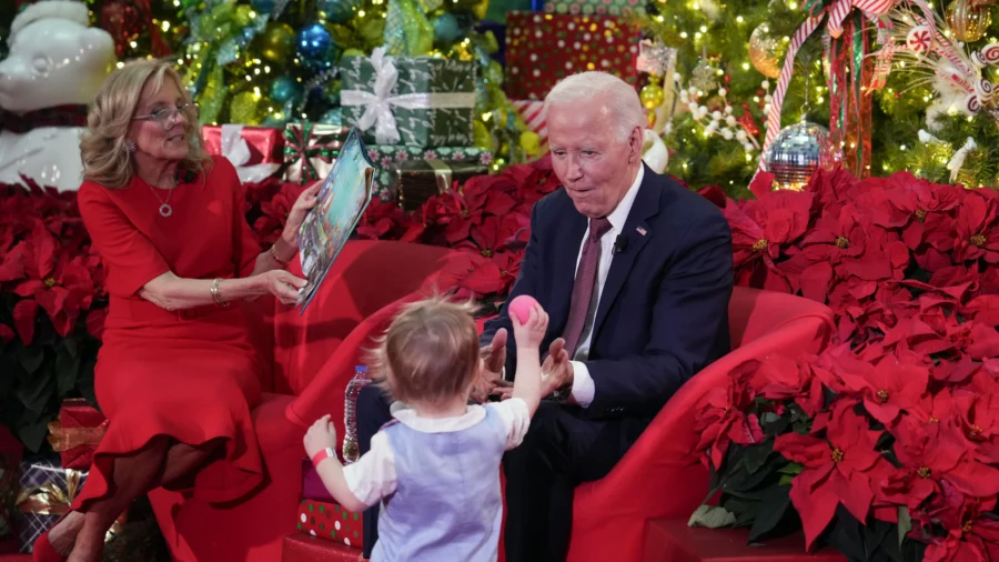 Biden and First Lady Bring Holiday Cheer to Patients and Families at Children’s Hospital