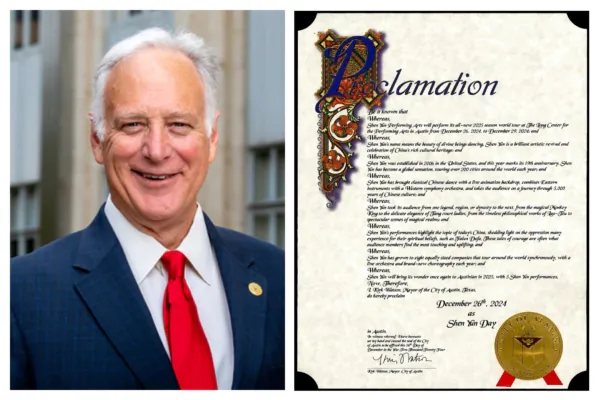 Austin Mayor Honors Shen Yun With Proclamation Ahead of 2025 World Tour