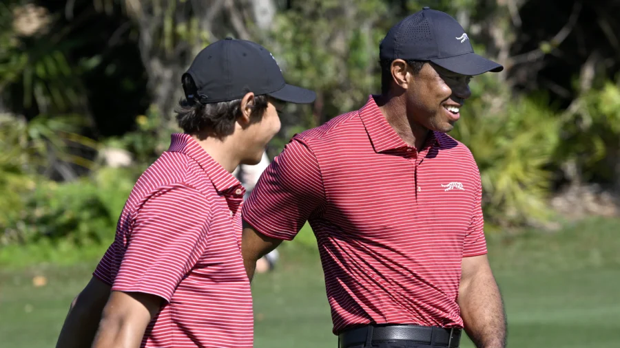 Tiger’s Son Comes up Aces in PNC Championship With Hole-in-One