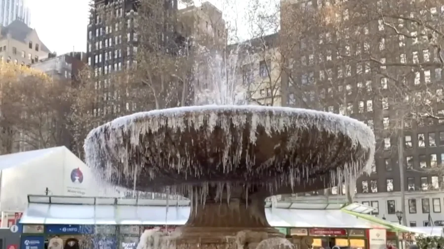 Midtown Manhattan Hosts Bank of America Winter Village