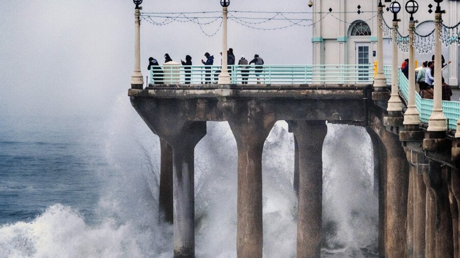 California Residents on Edge as High Surf and Flooding Threats Persist on Christmas Eve