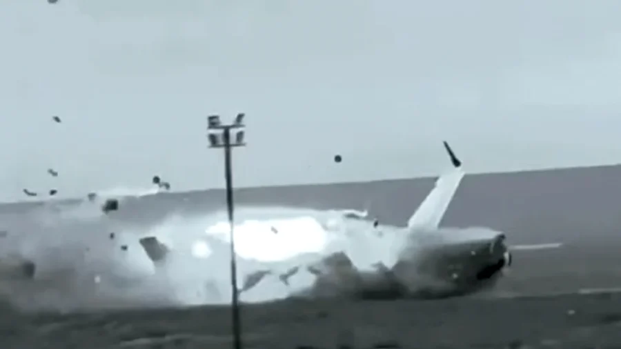Azerbaijani Minister Says Plane That Crashed Was Hit From Outside, Possibly by Weapon