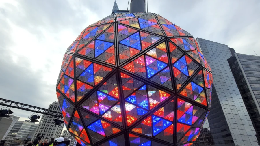 New Year’s Eve Ball Drop Test Atop One Times Square