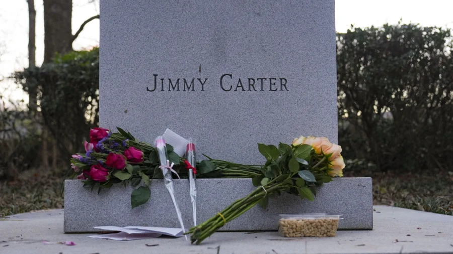 View of the Carter Presidential Center After Death of Former President Jimmy Carter
