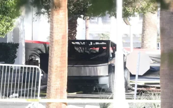 View of Trump Las Vegas Hotel Where Tesla Cybertruck Fire Occurred