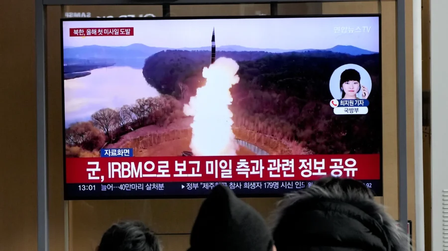 North Korea Tests Mid-Range Missile as Blinken Visits Seoul