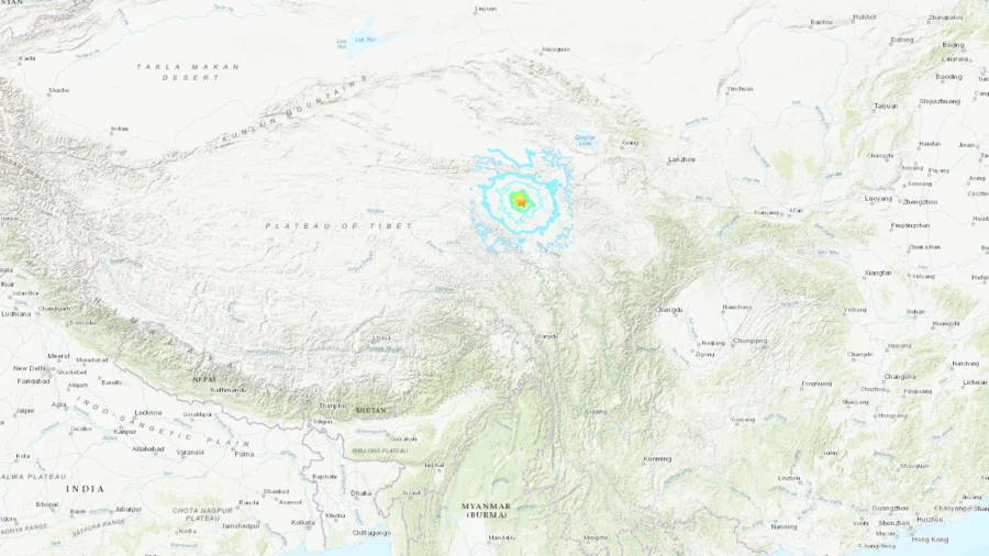 Magnitude 5.5 Earthquake Strikes China Near Source of Yellow River