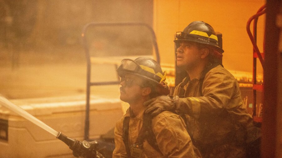 Firefighters Battle Devastating Los Angeles Wildfires as Winds Calm Somewhat