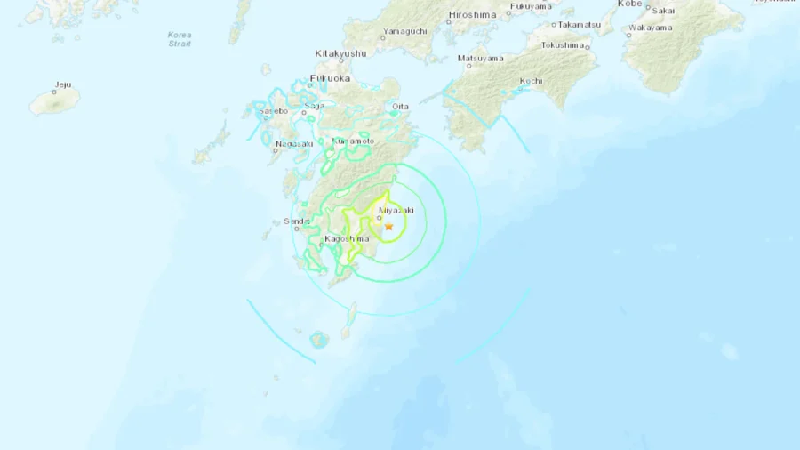 Magnitude 6.9 Earthquake Rattles Southwestern Japan, Followed by Tsunami Warnings