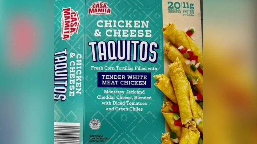 Nearly 25,000 Pounds of Frozen Taquitos Recalled Over Possible Metal Contamination