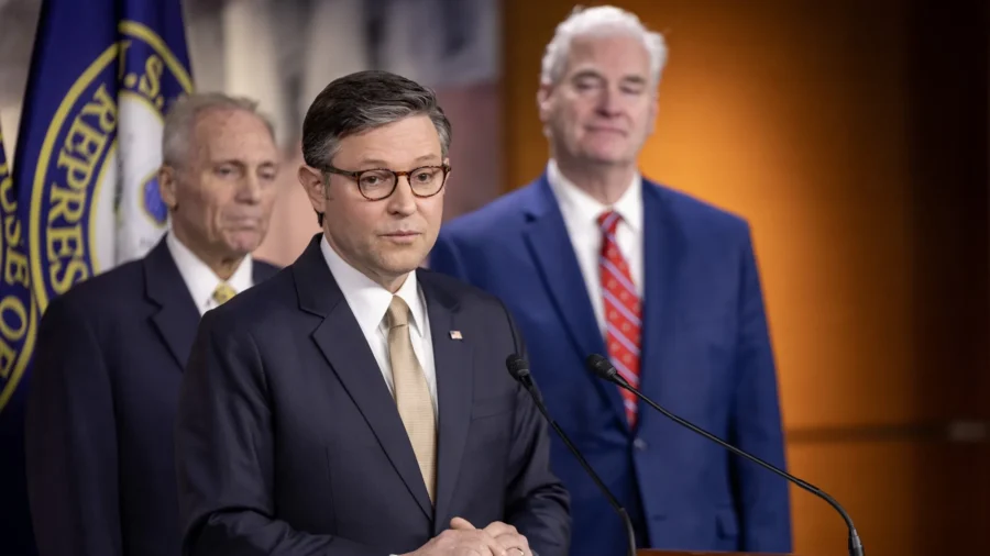 Johnson, House GOP Leaders Hold Press Conference After House Vote on H.R. 28