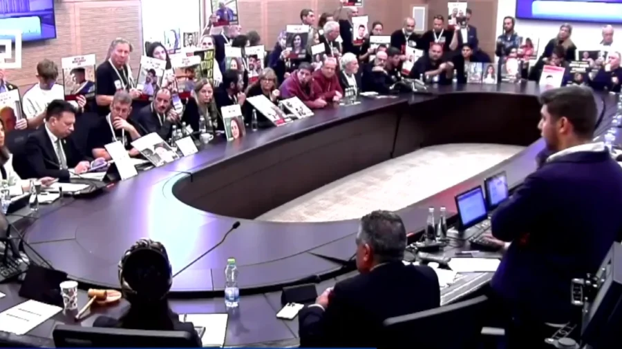 Hostage Families Confront Israeli Politician