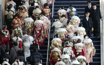 In Photos: Young People in Sumptuous Kimonos and Sober Suits Mark Coming of Age Day in Japan