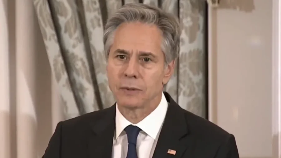 Blinken Delivers Remarks to the Press From Briefing Room