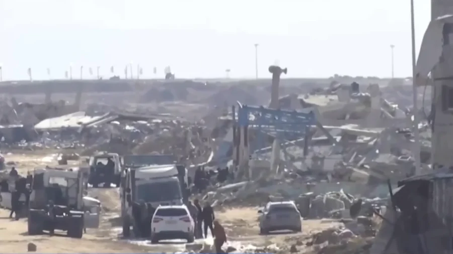 Firefight Breaks Out Near Aid Truck in Gaza