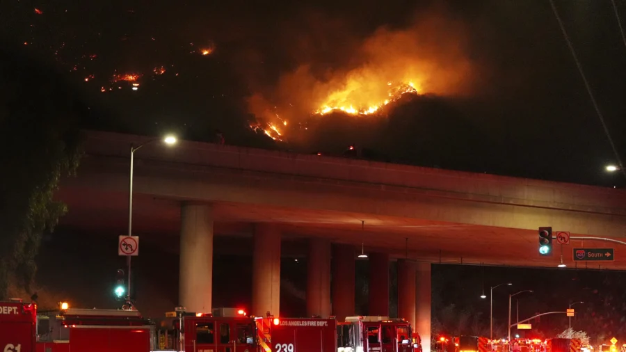 Progress Made on Huge Fire North of Los Angeles While New Fires Erupt in Southern California