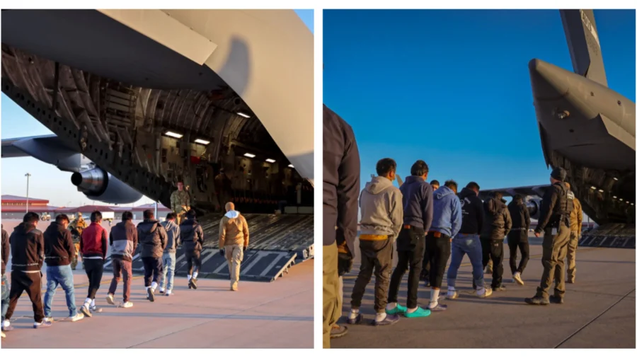 White House Confirms Deportation Flights With Military-Style Aircraft Have Started