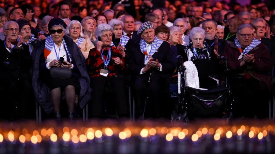 Auschwitz Survivors Warn of Rising Anti-Semitism at 80th Anniversary of Camp’s Liberation