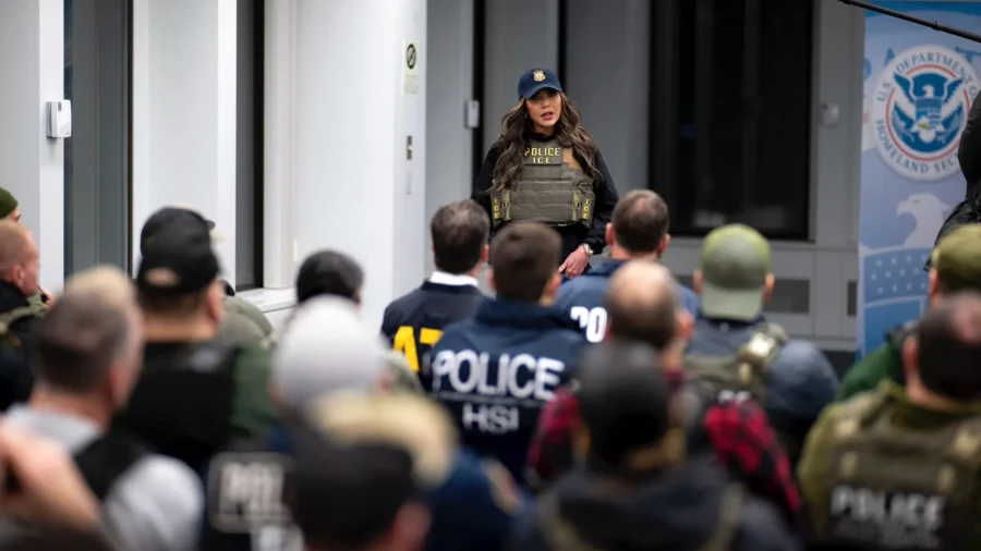 DHS Secretary Kristi Noem Joins Immigration Enforcement Operations in NYC