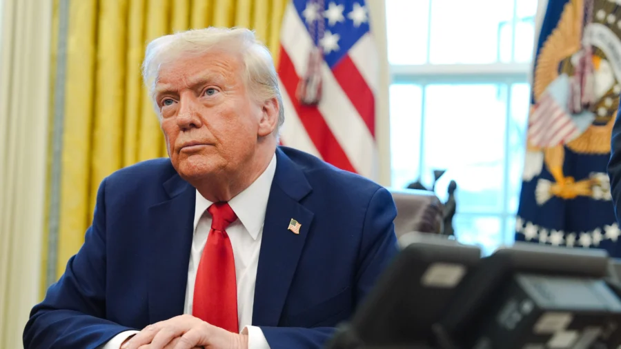 Trump Speaks to Press After Gabbard Sworn in as Director of National Intelligence
