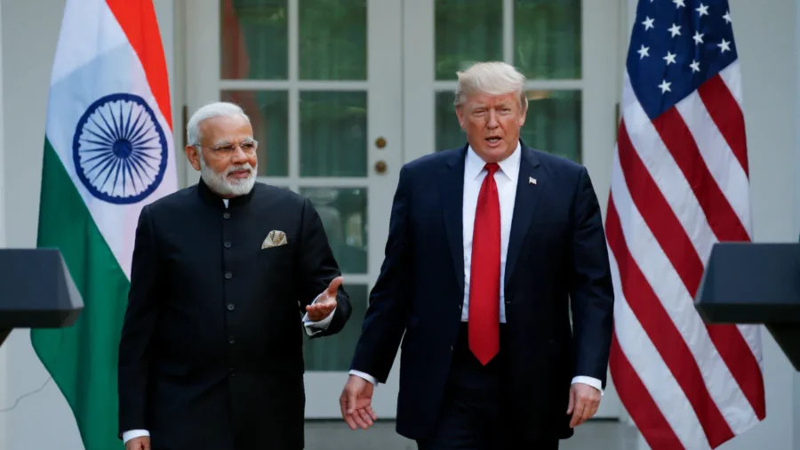 Trump Meets With Indian Prime Minister Modi at White House, Holds Press Conference