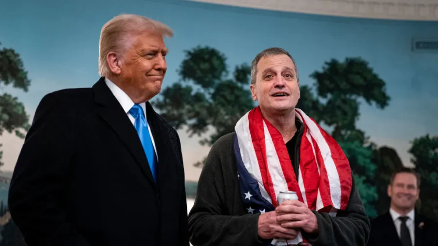 President Trump Greets and Welcomes Marc Fogel Back to the United States