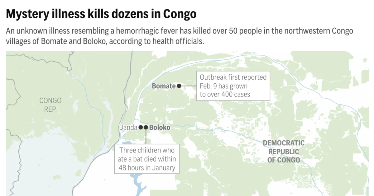 What We Know About Illnesses That Have Sickened Over 400 People and Killed More Than 50 in Congo