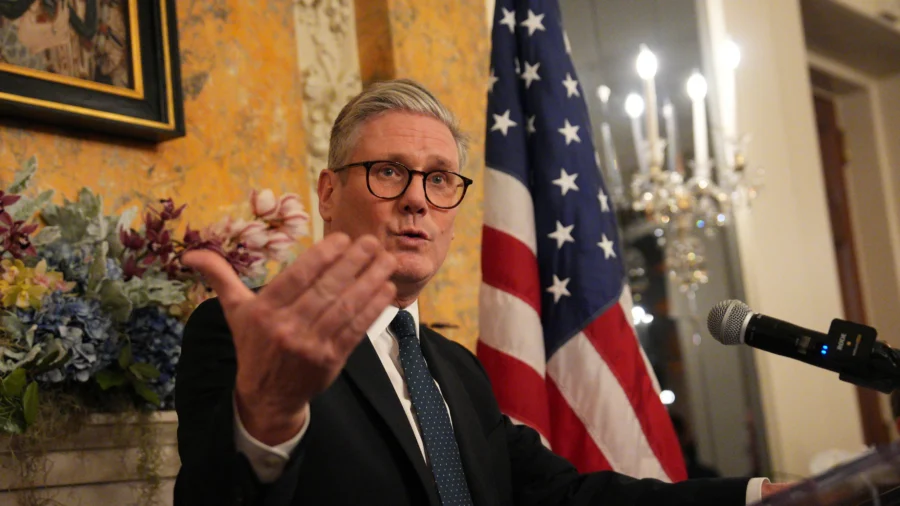 Trump and Starmer Hold a News Conference at the White House