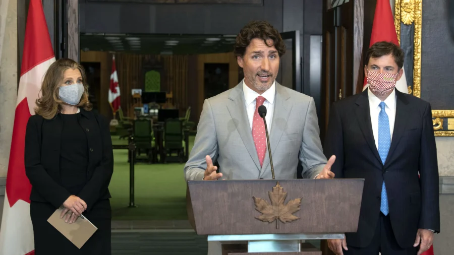 Trudeau Holds News Conference on Tariffs