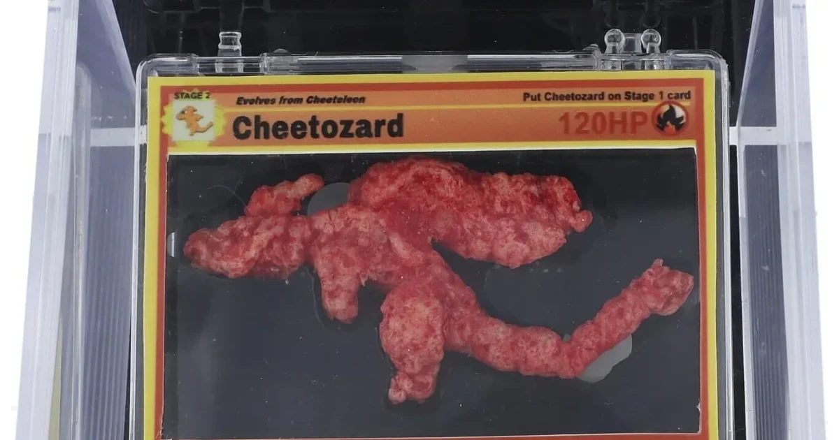 Pokémon-Shaped Cheeto, ‘Cheetozard,’ Sells at Auction for $87,840
