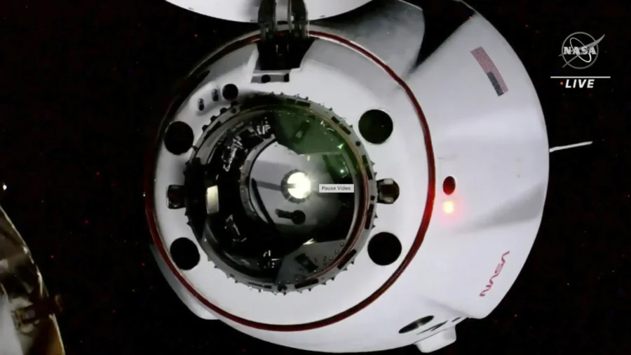 NASA–SpaceX Crew Undock From the International Space Station