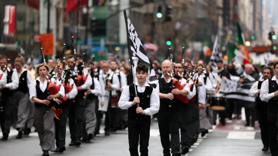 St. Patrick's Day Parade Kicks Off in NYC
