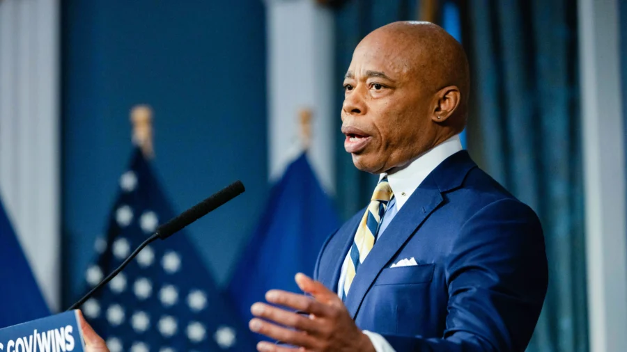 NYC Mayor Adams Holds Press Conference