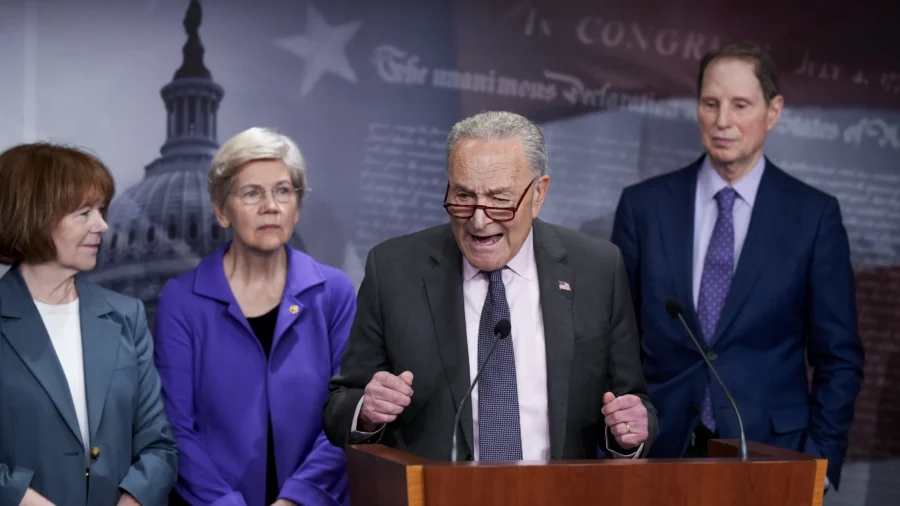 Schumer and Other Leaders Hold News Conference on Budget Reconciliation