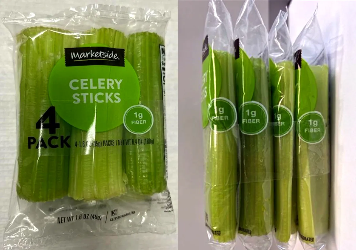FDA Issues Warning for Pre-Packaged Celery Sticks Due to Listeria Risk