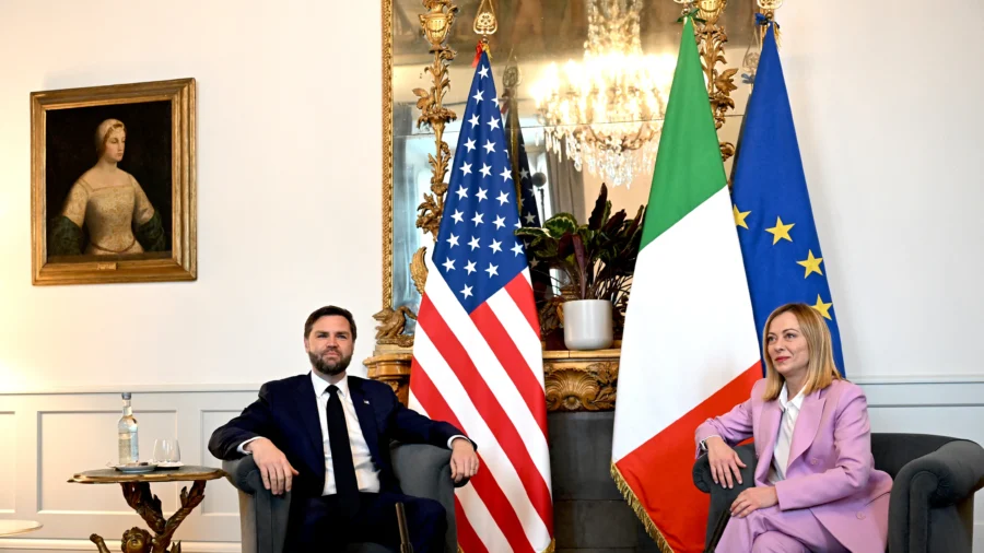 Vance Meets With Italy's Meloni in Trip to Rome, Vatican