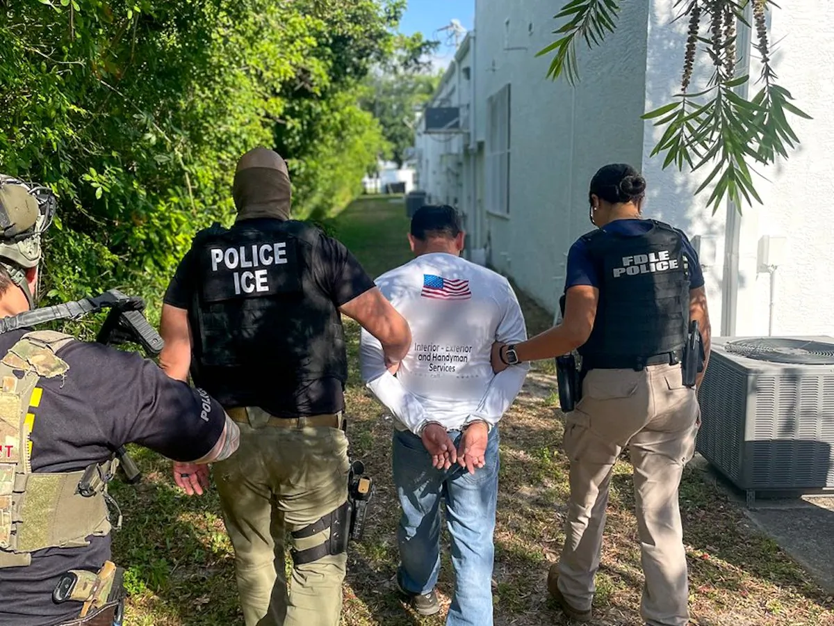 Nearly 800 Illegal Immigrants Arrested in Florida in 4 Days, ICE Says