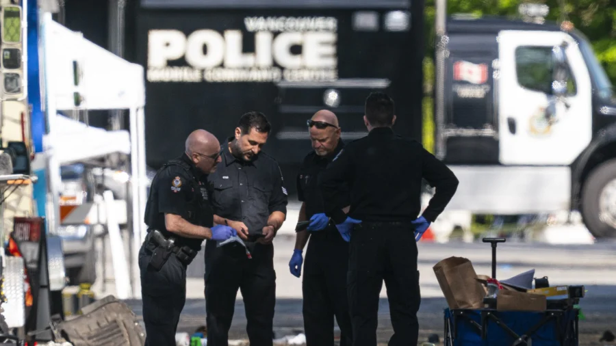 Memorial for Victims of Vehicle Attack at Vancouver Street Festival